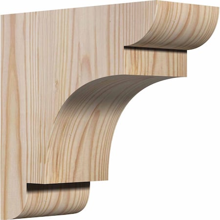 Ekena Millwork New Brighton Smooth Corbel, Douglas Fir, 3 1/2"W x 8"D x 8"H COR04X08X08NEB00SDF